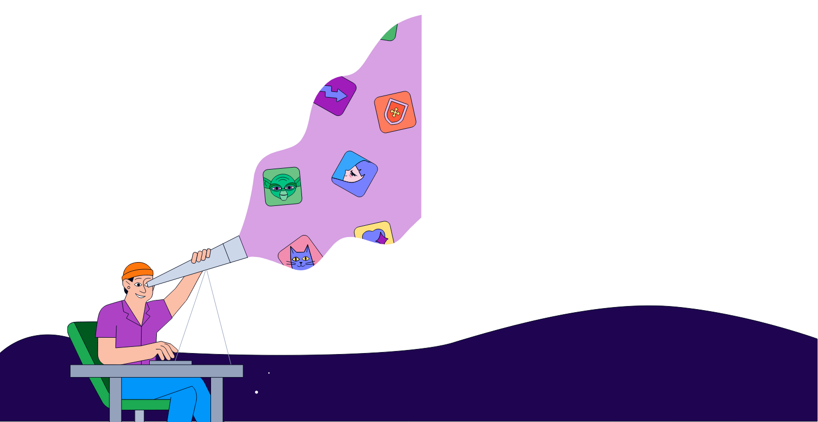 Banner Image App Marketer Landing Page